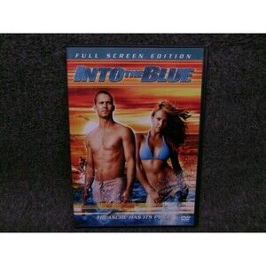 Into The Blue DVD Full Screen Edition Paul Walker Jessica Alba Adventure Action
